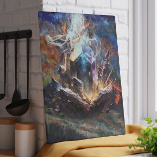 Crystal Comet Cutting Board