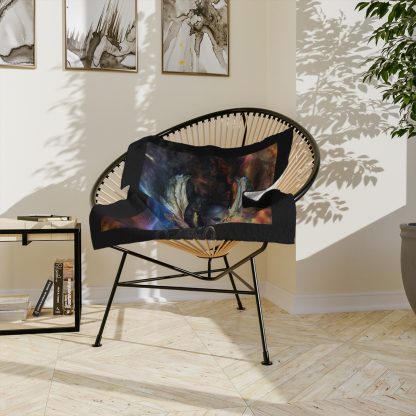 Space Elf Angel Velveteen Blanket - Image 4