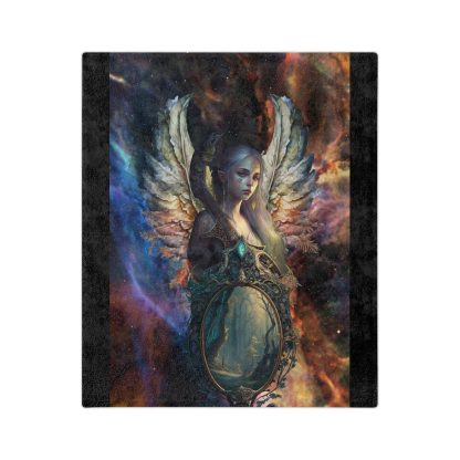 Space Elf Angel Velveteen Blanket - Image 6