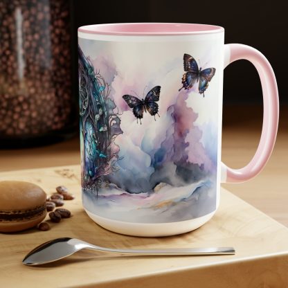 Butterfly Cathedral 15 oz mug - Image 4